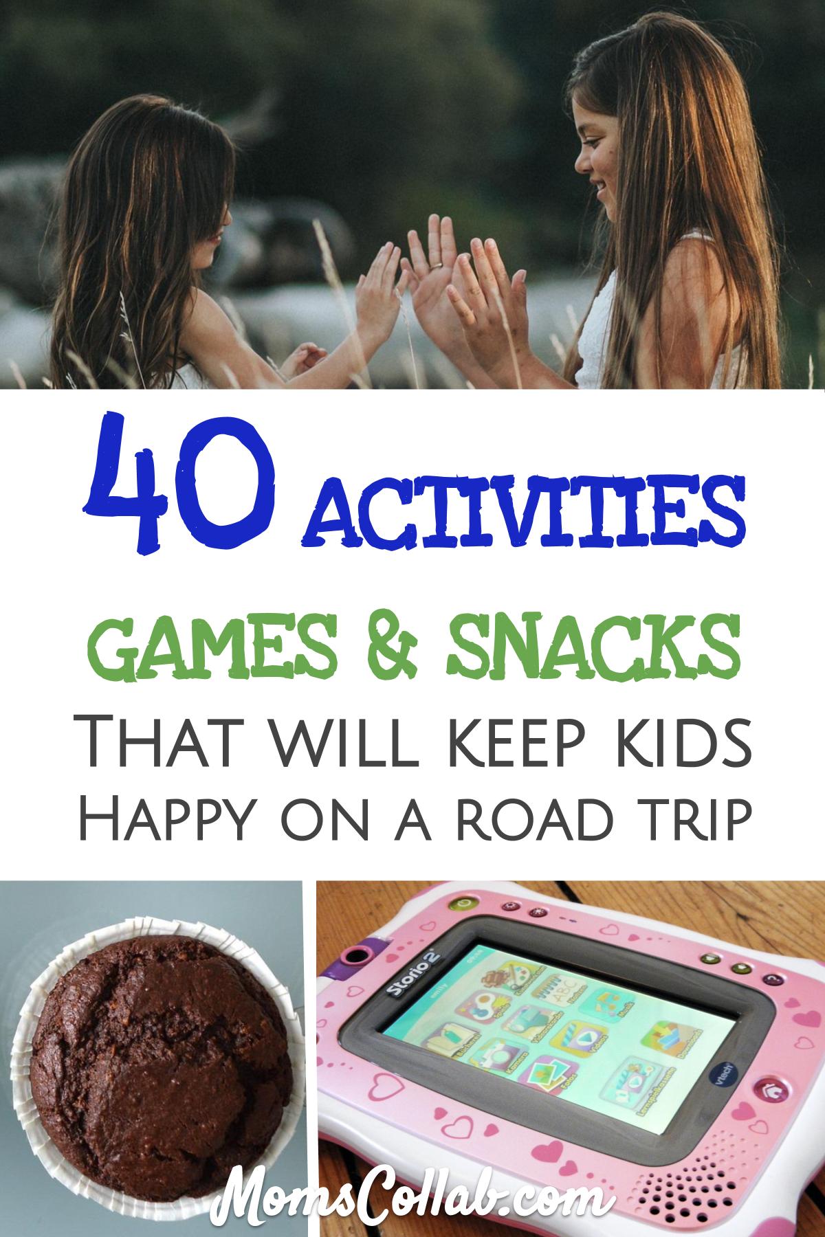 40 road trip activities for kids
