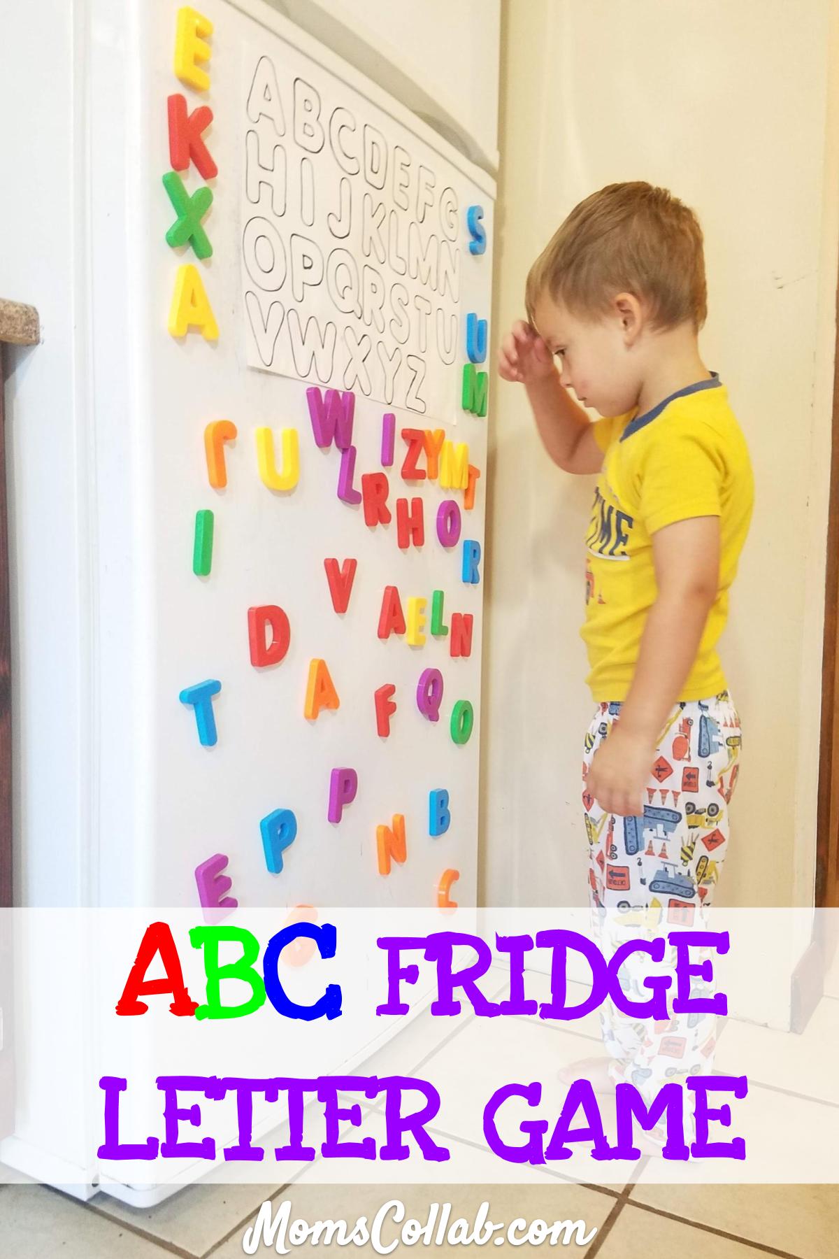 ABC fridge letter game