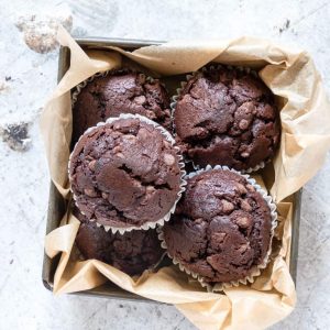 Chocolate Banana Muffins