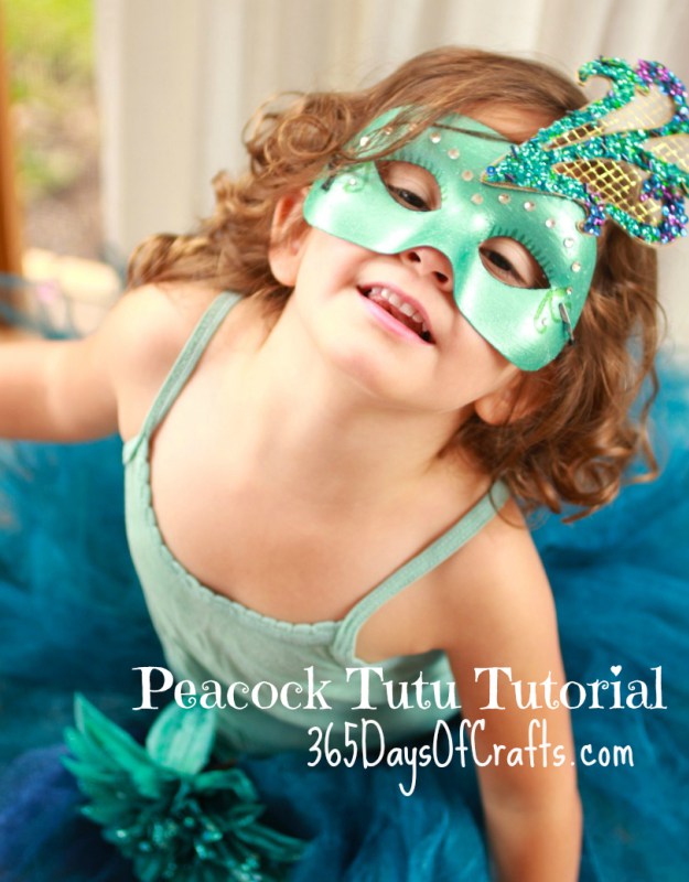 DIY Peacock Tutu Costume