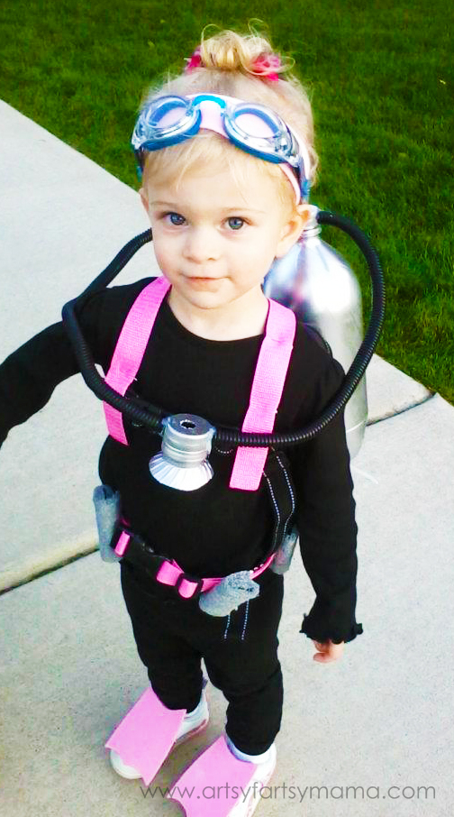 DIY Scuba Diver Costume