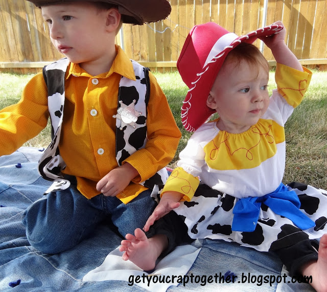 DIY Woody and Jessie Costumes