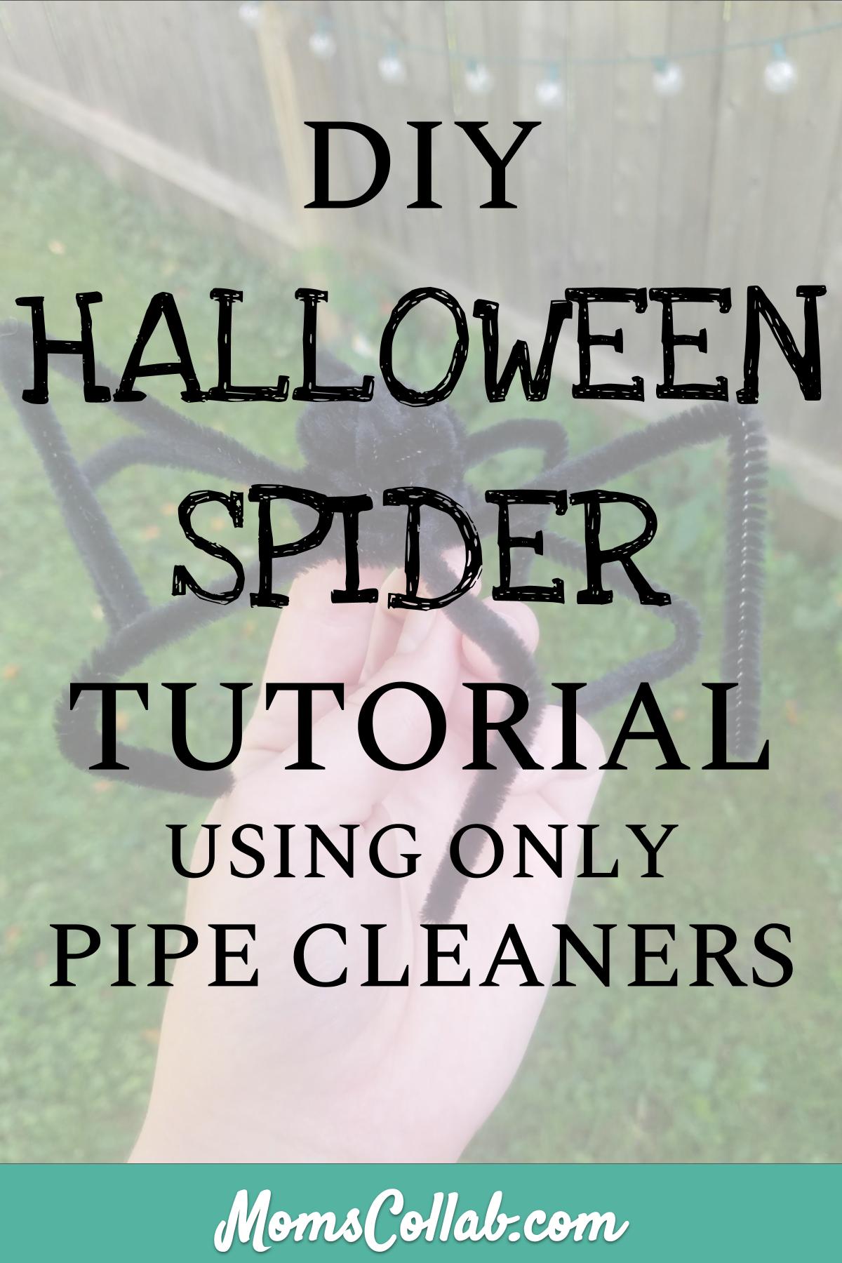halloween spider tutorial
