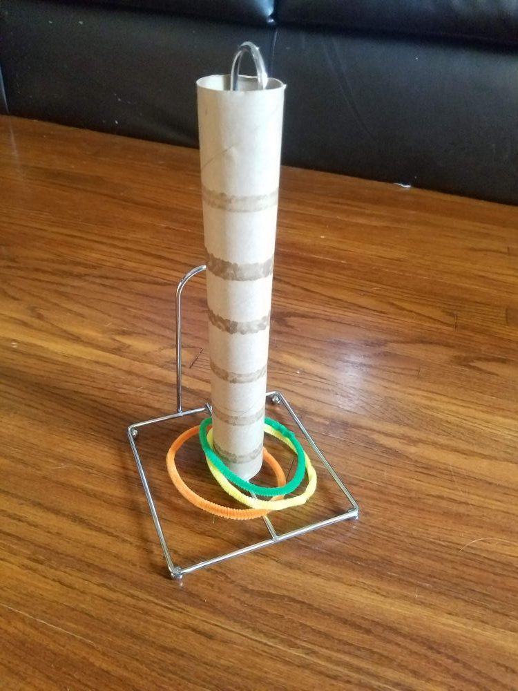 How To Make A Homemade Ring Toss Game That You Can Play Indoors