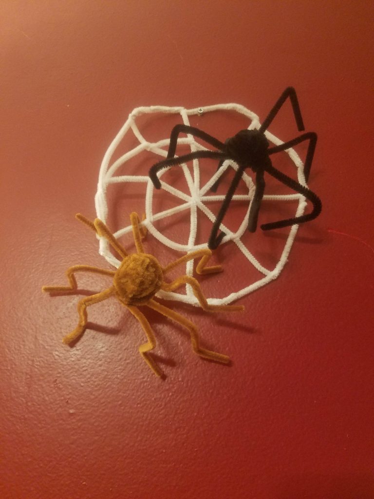 spooky diy halloween spiders