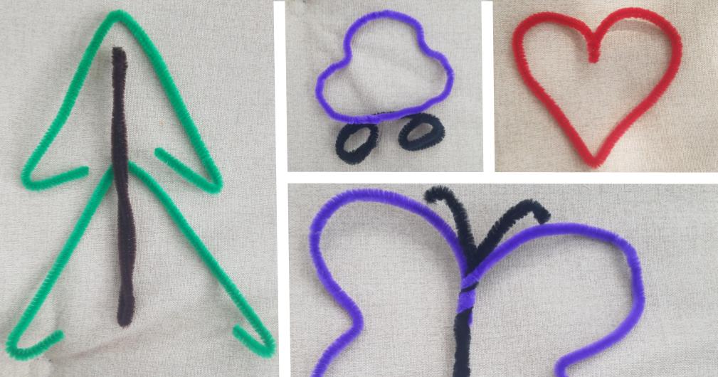 pictionary with pipe cleaners