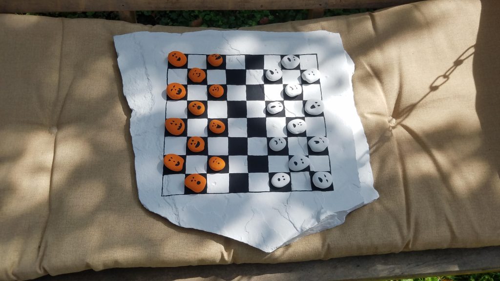 diy checkers game board
