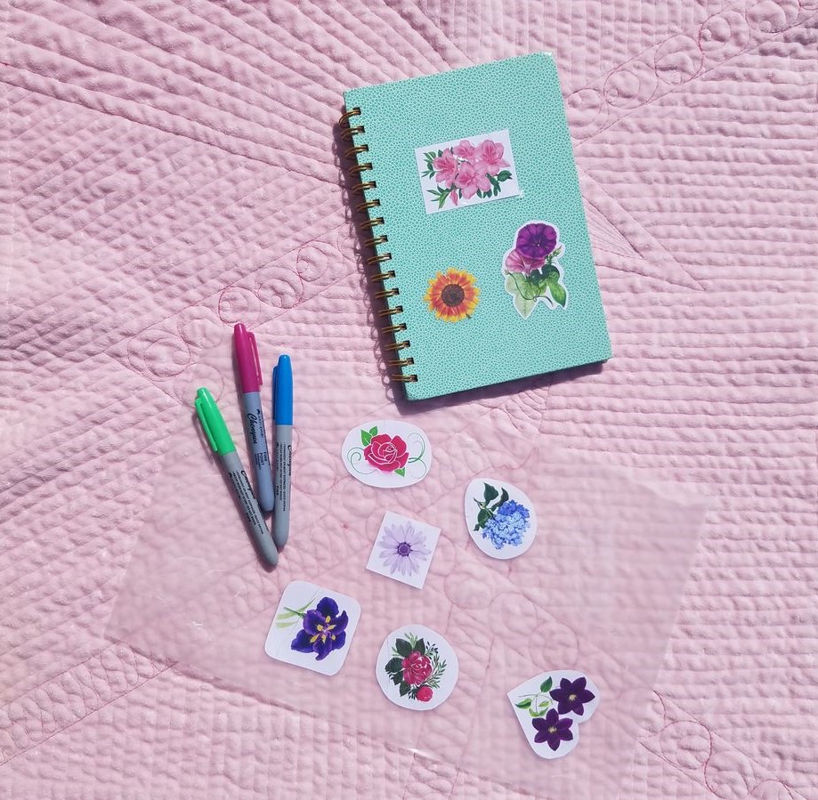 how to make kawaii sticker for journal /easy to make/handmade kawaii  journal sticker/journal sticker 