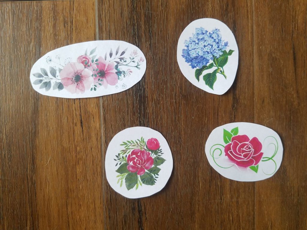 Rounded cut sticker example