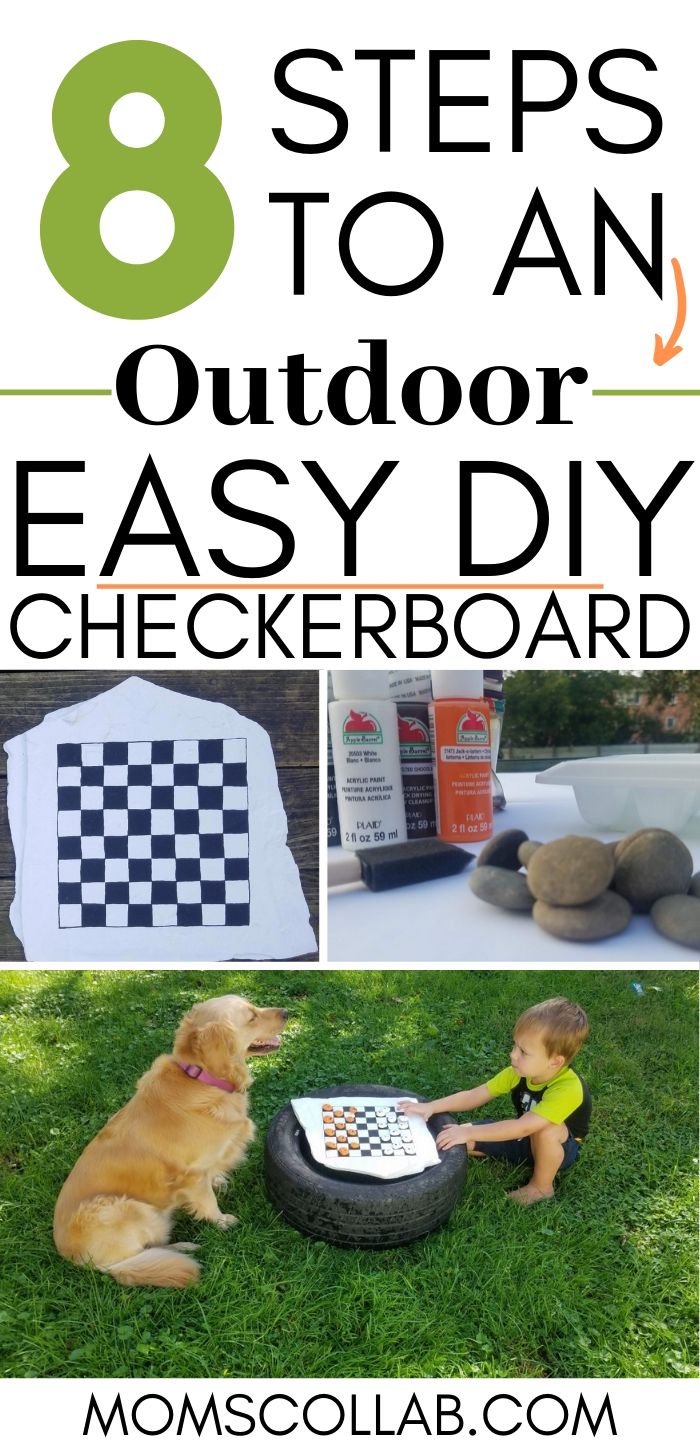 8 Steps to an Outdaoor Checkerboard