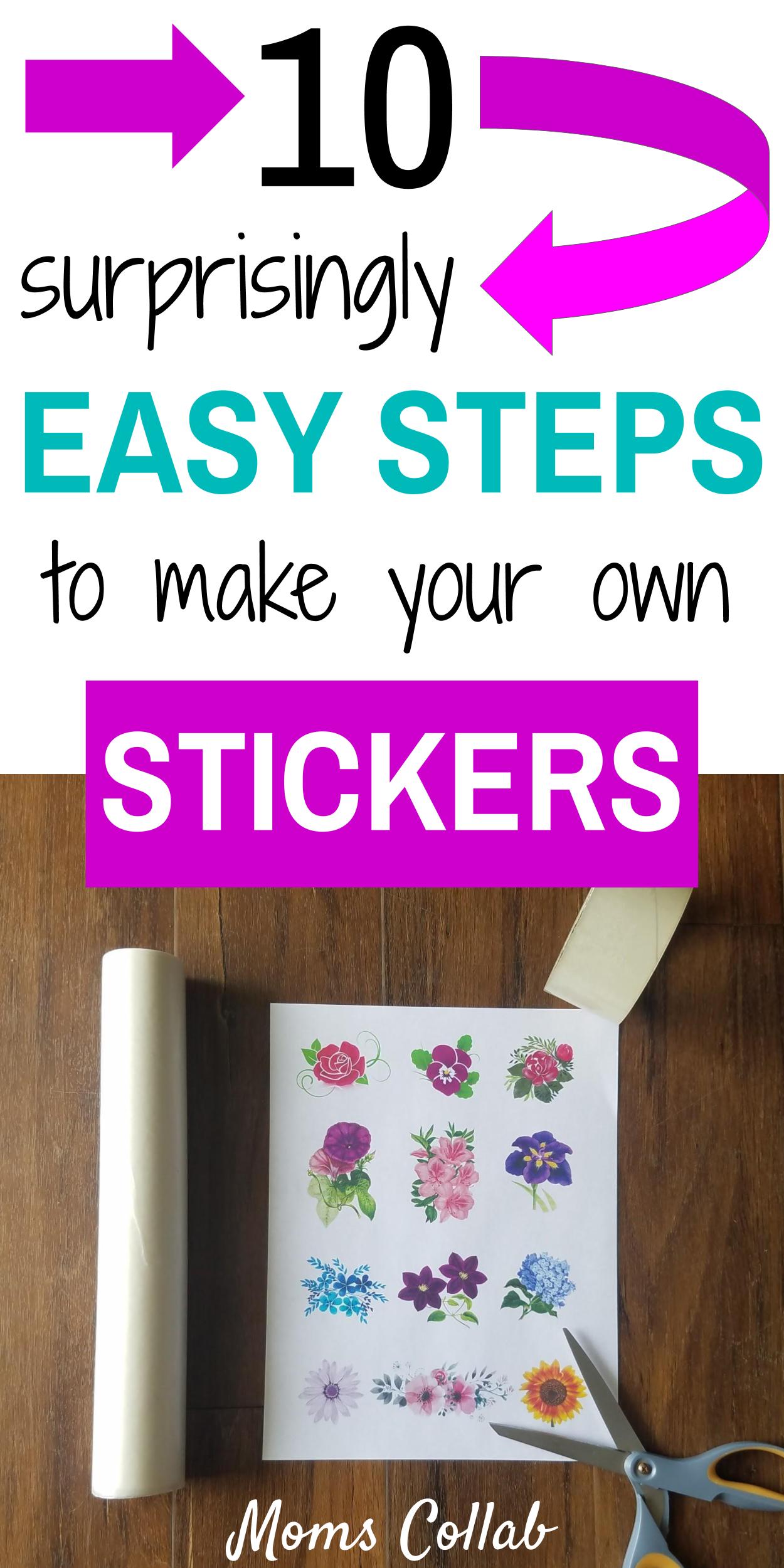 10 Easy Steps to Make Stickers with Wax Paper and Tape 2024