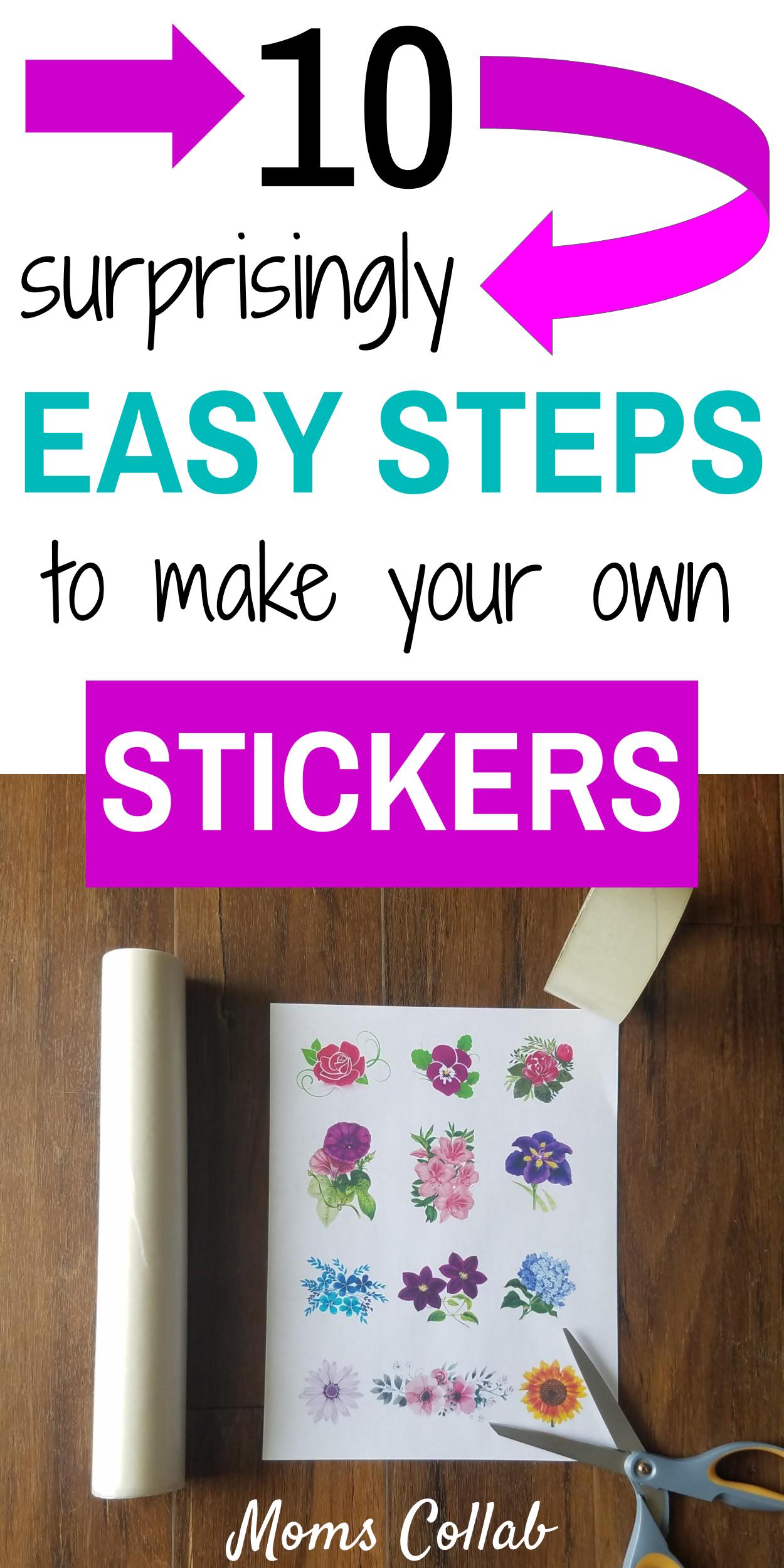 Make Your Own Stickers With Tape