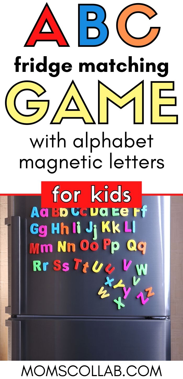 ABC Matching Game with Fridge Magnet