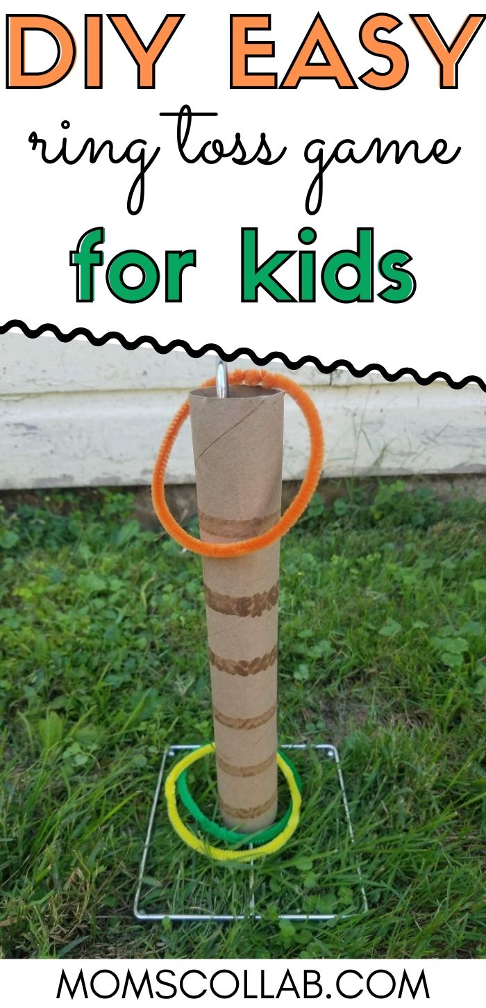 DIY Easy Ring Toss Game for Kids