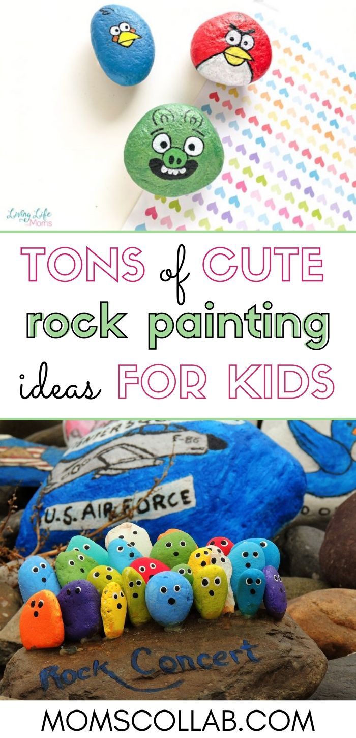 Tons of Cute Rock Painting Ideas for Kids